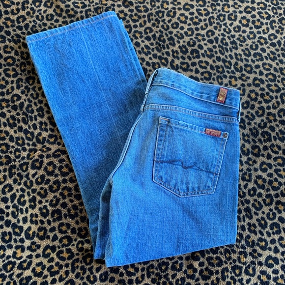 7 for all mankind bootcut med wash jeans size 29 - Picture 5 of 10